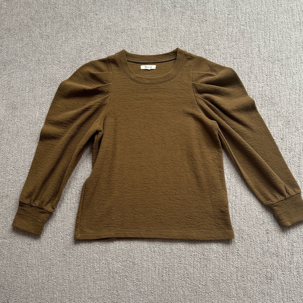 Women’s Madewell Puff Sleeve Long Sleeve Shirt